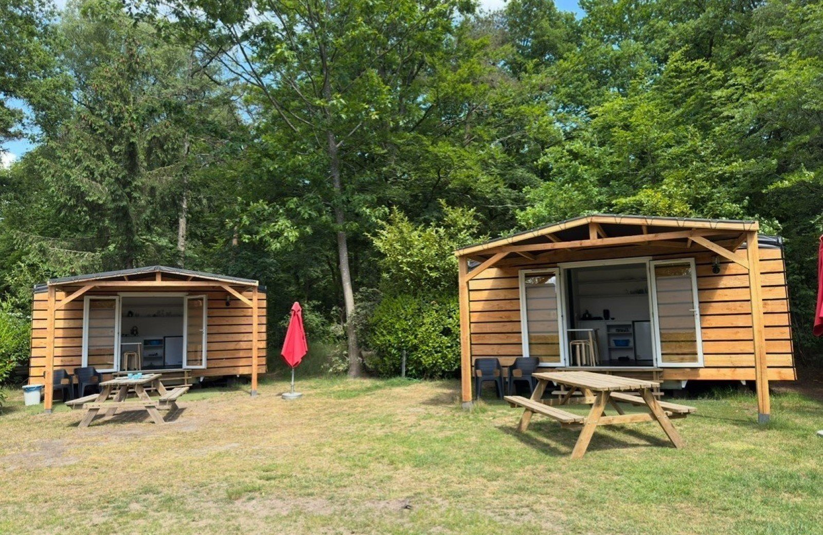 trekkershut basis voor 4 personen huren op de Veluwe bij De Kriemelberg in Ermelo